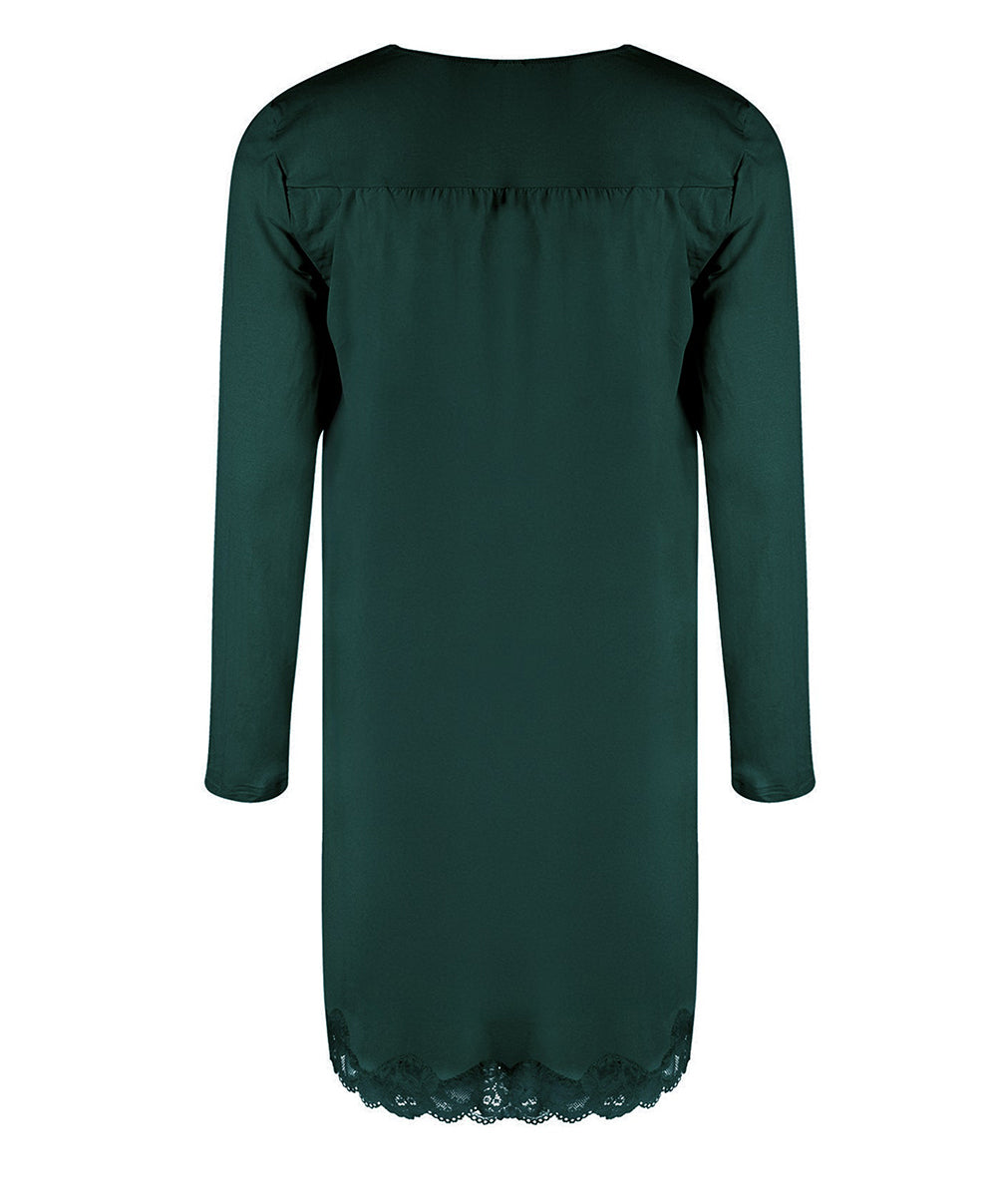 Nuisette manches longues bien être Antigel de Lise Charmel Simply Perfect vert anglais FNA1306-VA