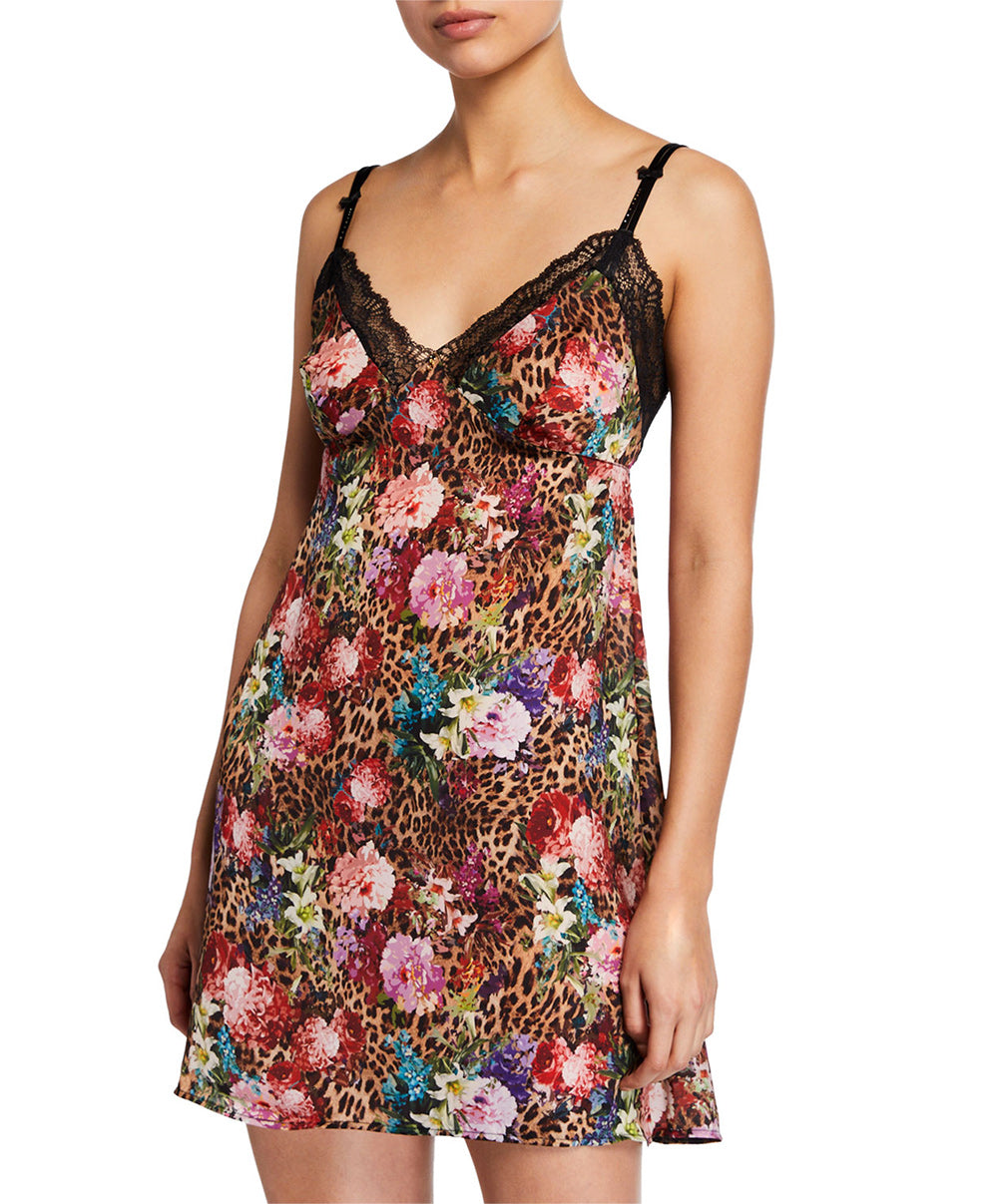 Nuisette sexy Lise Charmel Corolle fauve félin ALG1214-CF face