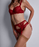 Tanga Danse des sens Irresistible red Aubade OG26-IRRE