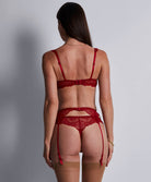Porte-jarretelles Danse des sens Irresistible red Aubade OG50-IRRE
