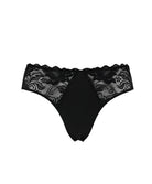 Slip classique Wacoal Eglantine noir WEPFA962-BLK face