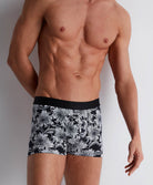 Pack 2 boxers Aubade Dark flower + Noir Underwear Aubade Men XB58T/DAFL