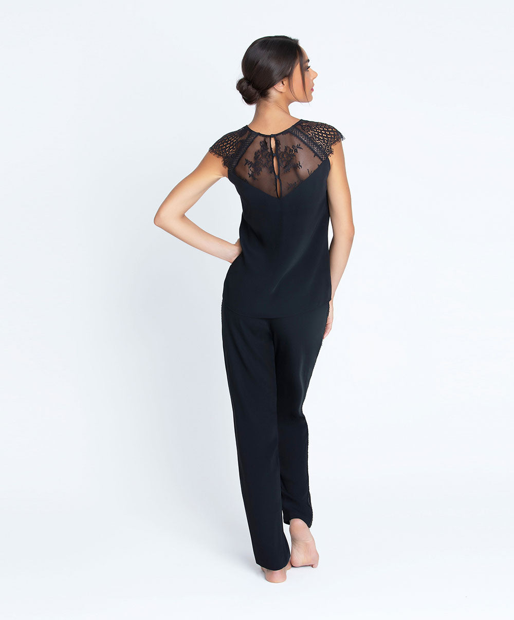 Pantalon Lise Charmel Féérie Couture noir ALH0074-NO