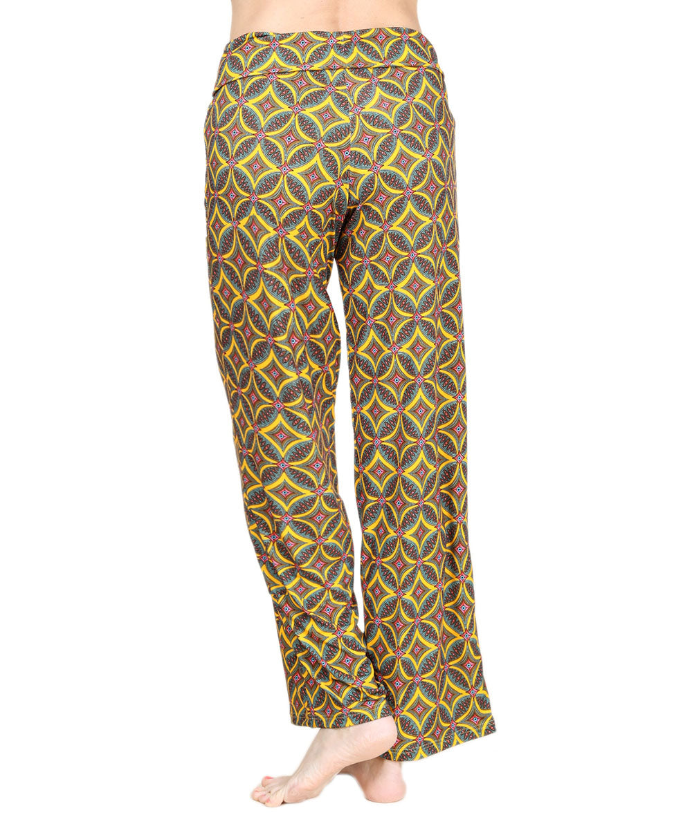 Pantalon de plage La Muse Africa jaune Antigel Bain ESB0056-JA