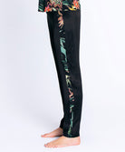 Pantalon en satin de soie Lise Charmel Fleurs Étoiles éclat étoile (noir et multicolore) ALH0096-EE