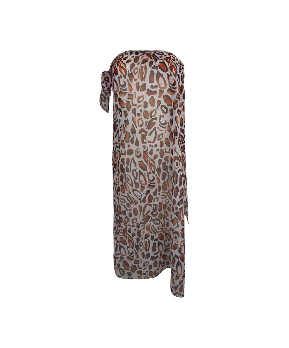 Paréo de plage La Muse Féline panthère Antigel Bain ESB6046-BF