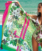 Paréo de plage Lise Charmel bain Envolée Tropicale lumière  ASB6073-LT