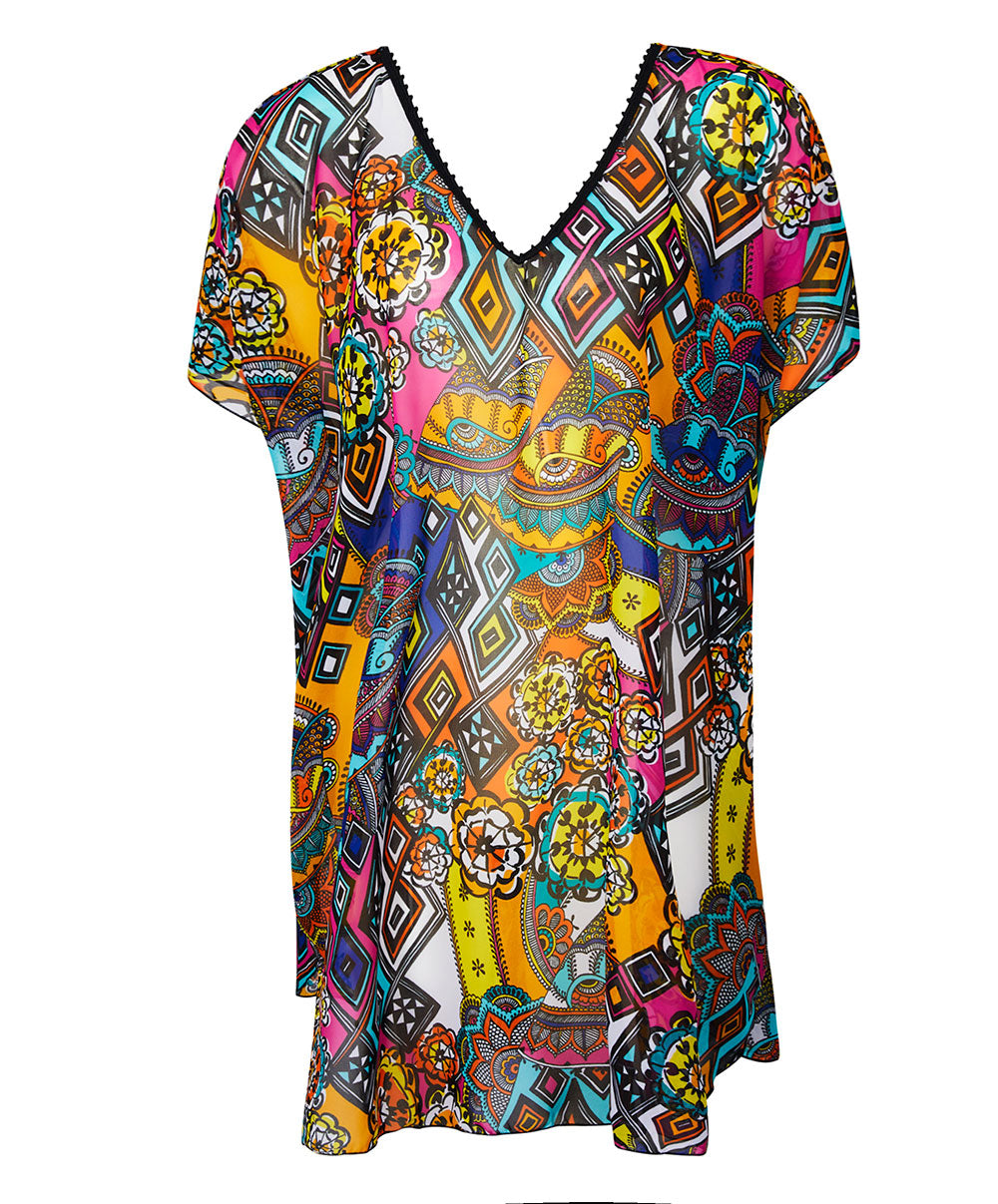 Poncho de plage La Nomade multicolore Antigel Bain ESB6257-EN