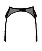 Porte-jarretelles Résille lotus Noir lilas Lise Charmel ACG4725-NL