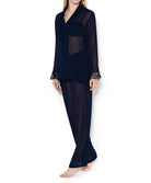 Pyjama de soie Lise Charmel Soir de Venise bleu ALA3003-BV