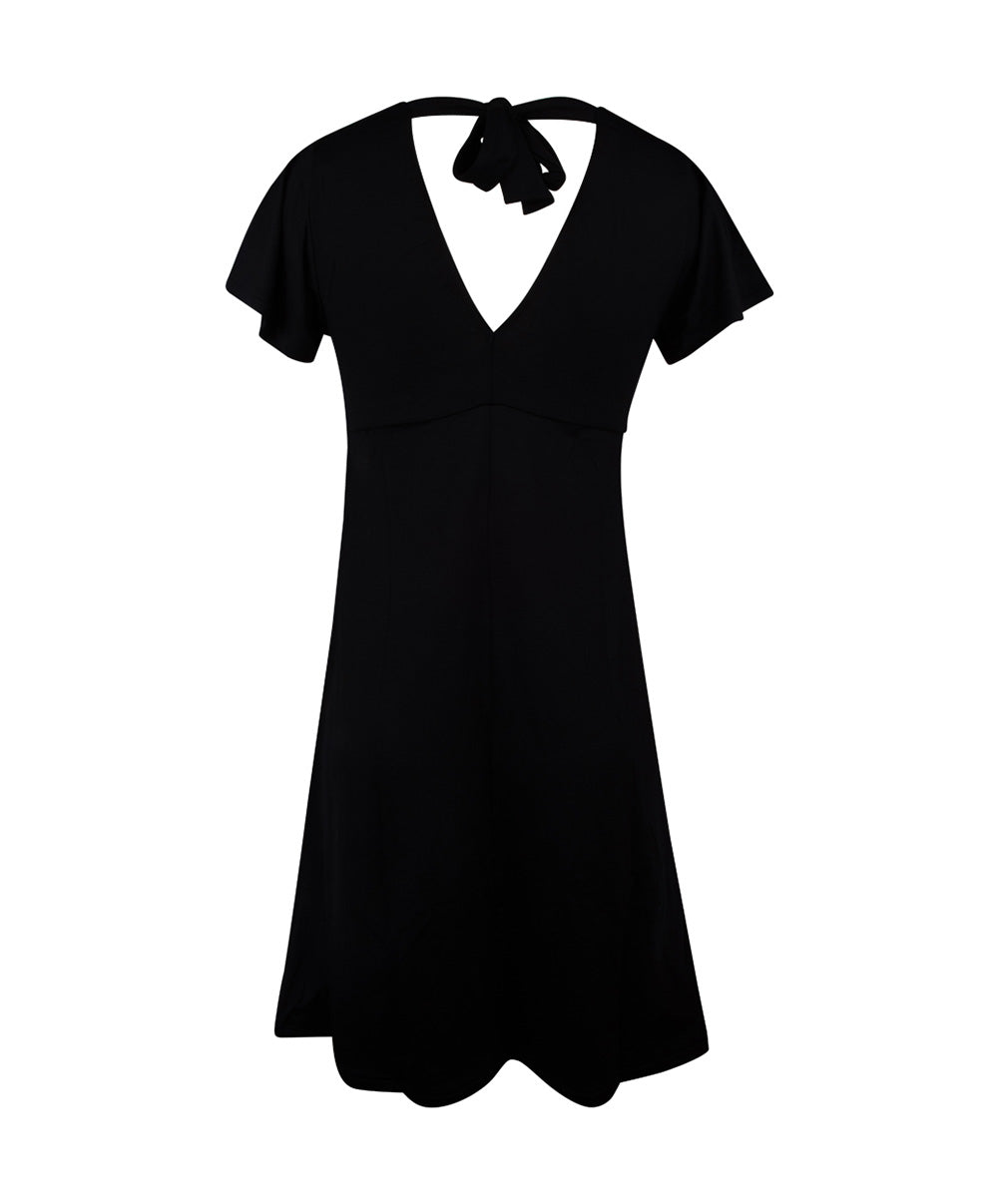 Robe d'été manche courte La Chiquissima noir Antigel Bain ESB1514-NO 4