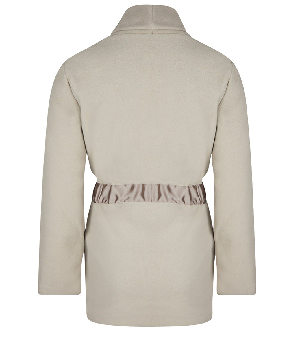 Robe de chambre polaire courte Antigel de Lise Charmel Simply Perfect beige polaire ENA6206-PB