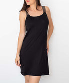 Robe de plage La Double Mix noir Antigel Bain ESA1050-NO face