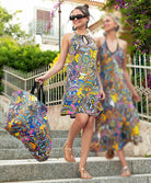 Robe de plage La Nomade multicolore Antigel Bain ESB1057-EN