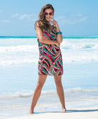 Robe de plage La Psychédélia fantasmagorie Antigel Bain ESB1024-FA