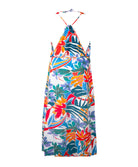 Robe de plage longue La Flaneuse papiers découpés multicolore Antigel Bain ESB1167-PD