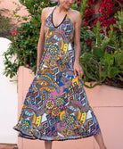 Robe de plage longue La Nomade multicolore Antigel Bain ESB1157-EN