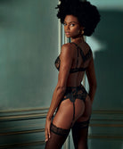 Serre-taille Night Bird black queen Aubade RD52-BQUE