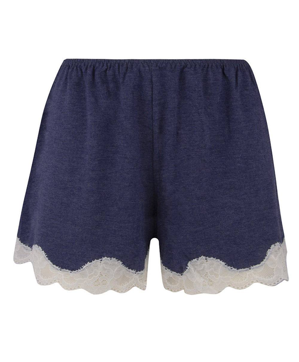 Short mi-long Antigel de Lise Charmel Simply Perfect bleu chiné et nacre ENA0306-BN