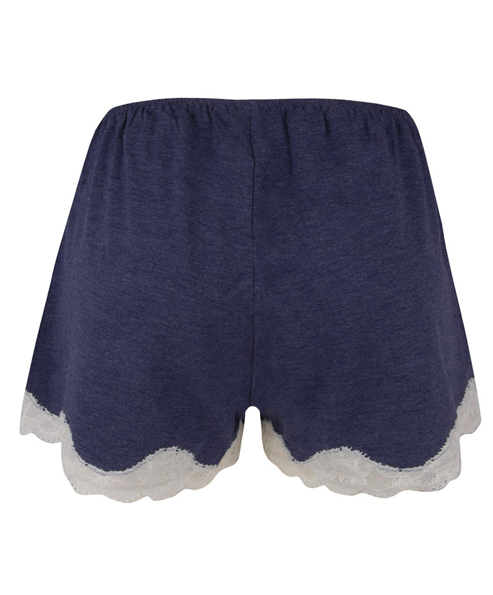 Short mi-long Antigel de Lise Charmel Simply Perfect bleu chiné et nacre ENA0306-BN