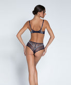 Shorty Lise Charmel Déesse en Glam marine argent ACH0415-MA