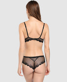 Shorty Lise Charmel Dressing Floral noir ACC0488-NO