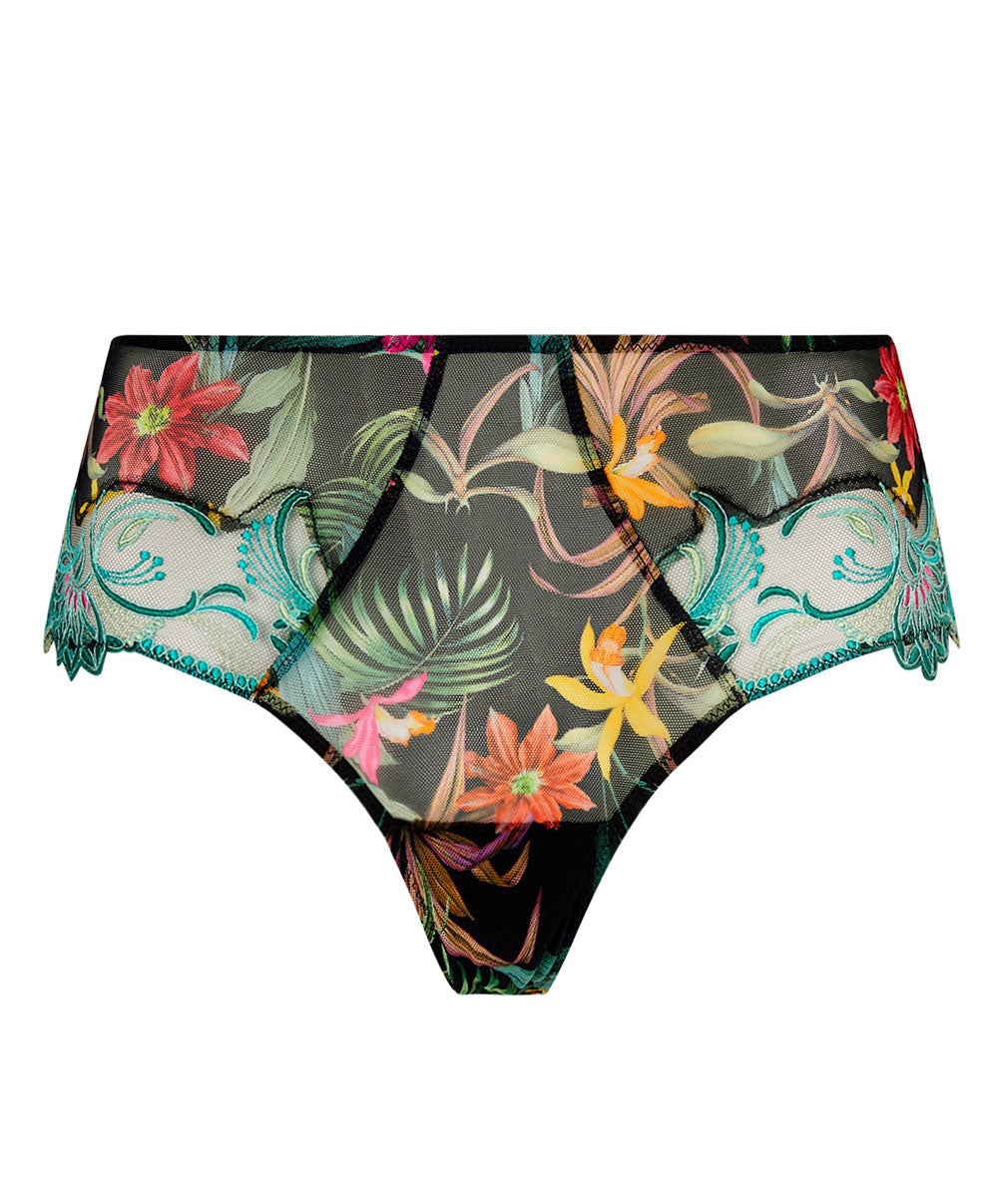 Shorty Lise Charmel Fleurs Étoiles éclat étoile (noir et multicolore) ACH0496-EE