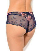 Shorty transparent Lise Charmel Fête de Venise Bleu Pérou