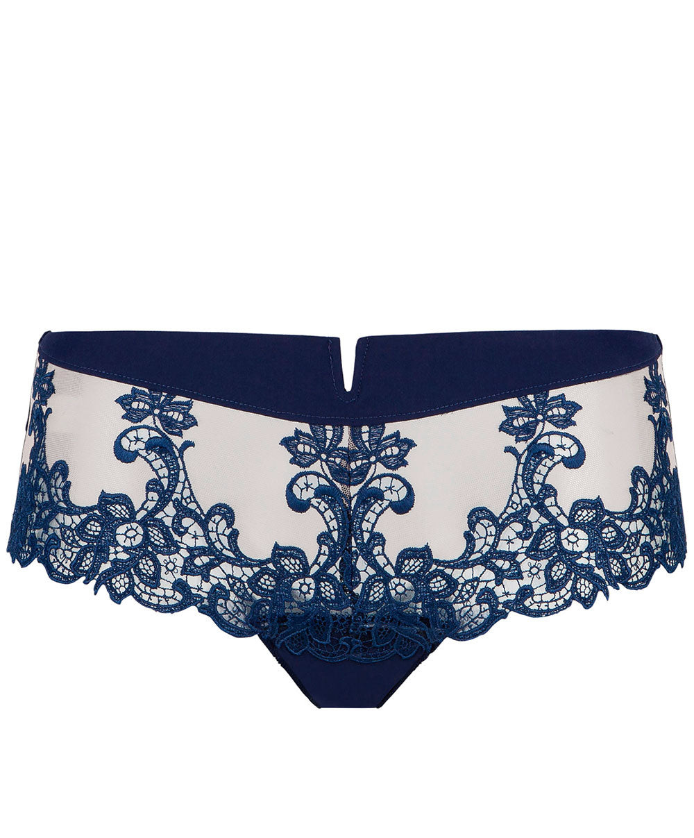 Shorty bleu marine Simone Pérèle Saga marine