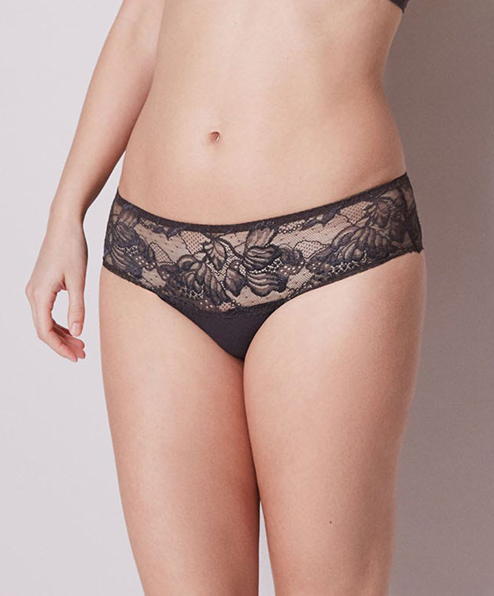 Shorty Simone Pérèle Promesse anthracite 12H630-829