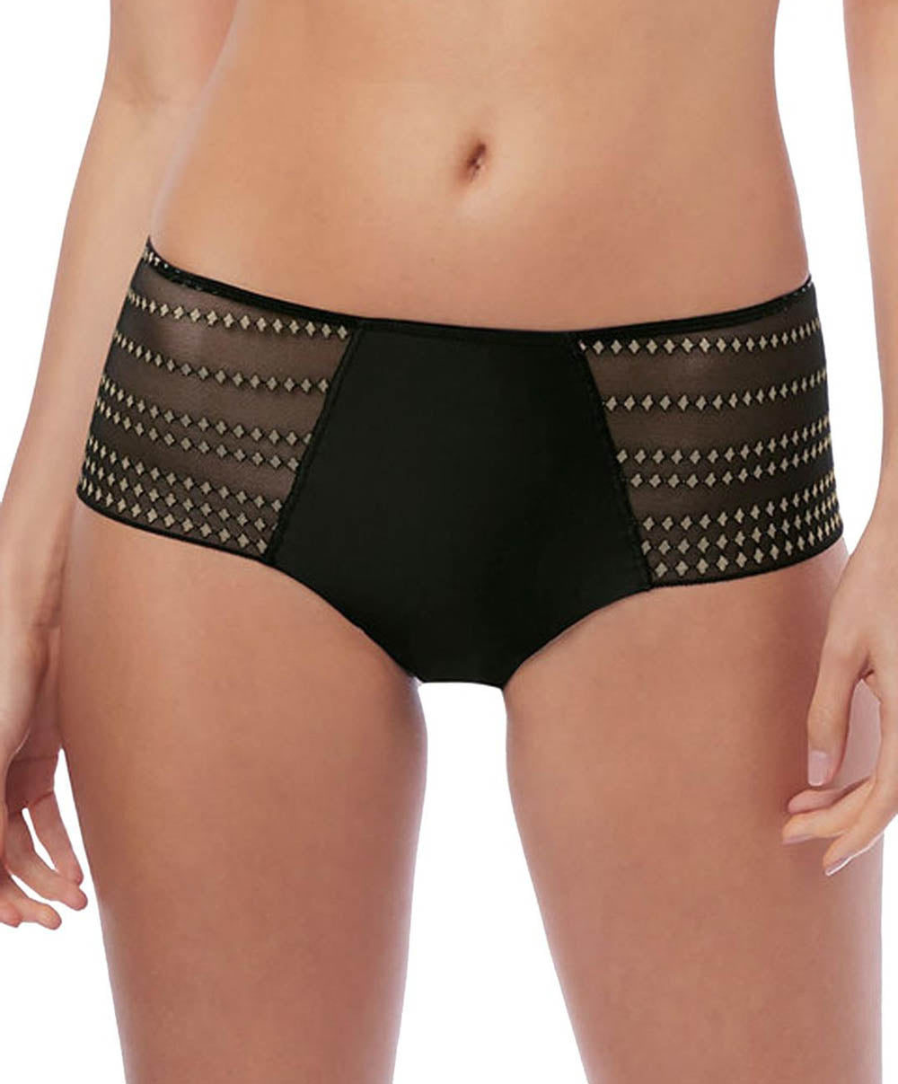Shorty Wacoal Respect noir et champagne WE143006-BCE