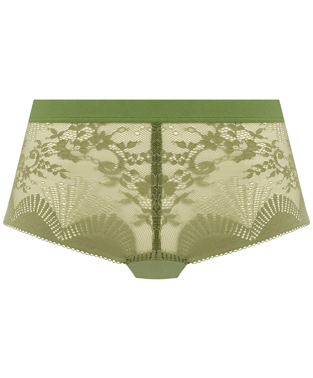 Shorty Wacoal Sensu Lace vert soie WE601266-GEN