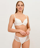 Shorty en soie Lise Charmel Splendeur soie écru nacre ACC0480-EN