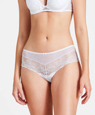 Shorty Fleurs de tattoo Blanc Aubade TB70-BLANC