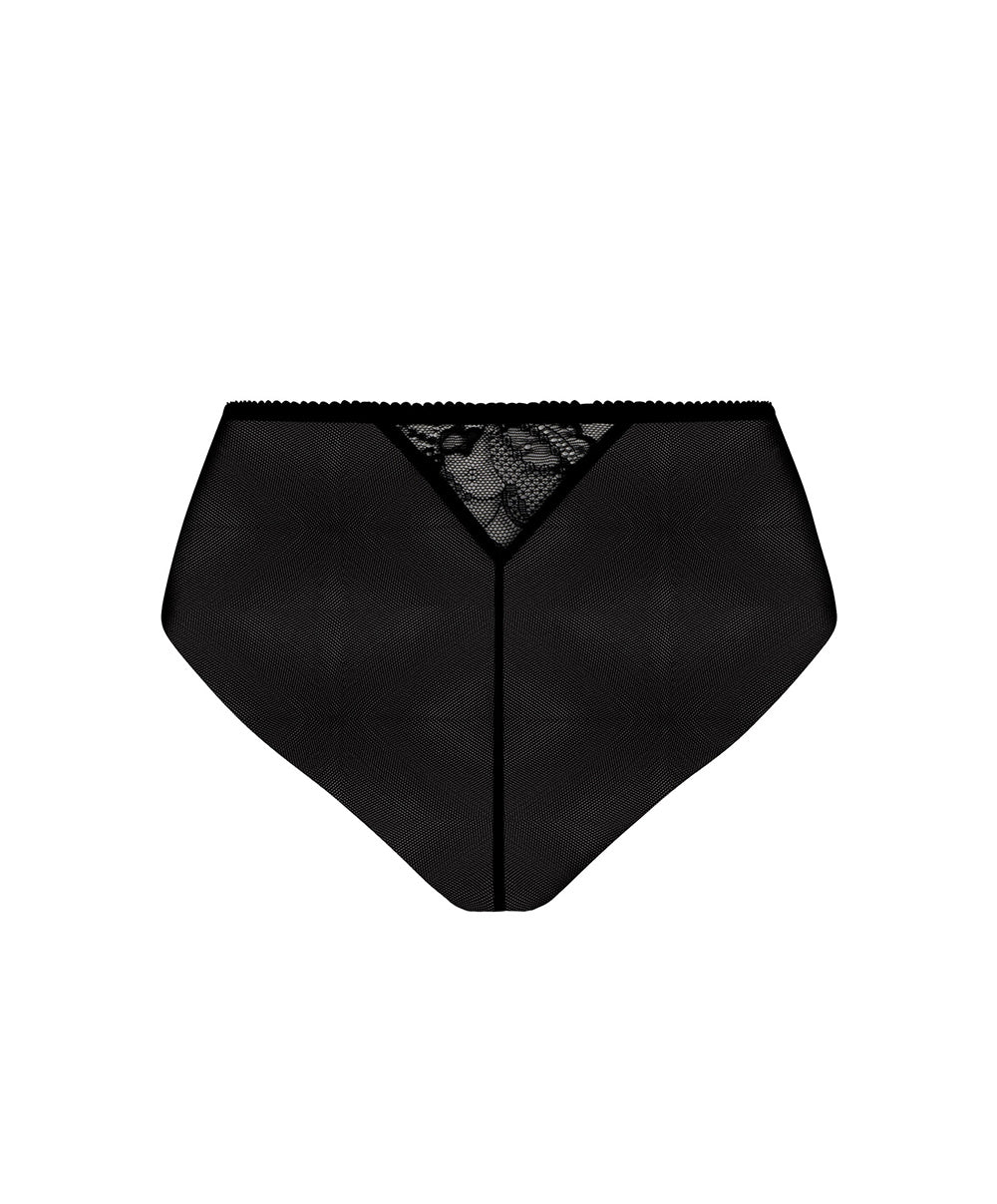 Shorty grande taille Lise Charmel Féérie Couture noir BCH0474-NO