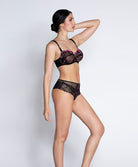 Shorty Lise Charmel Floraison Passion safran rose BCH0486-SR