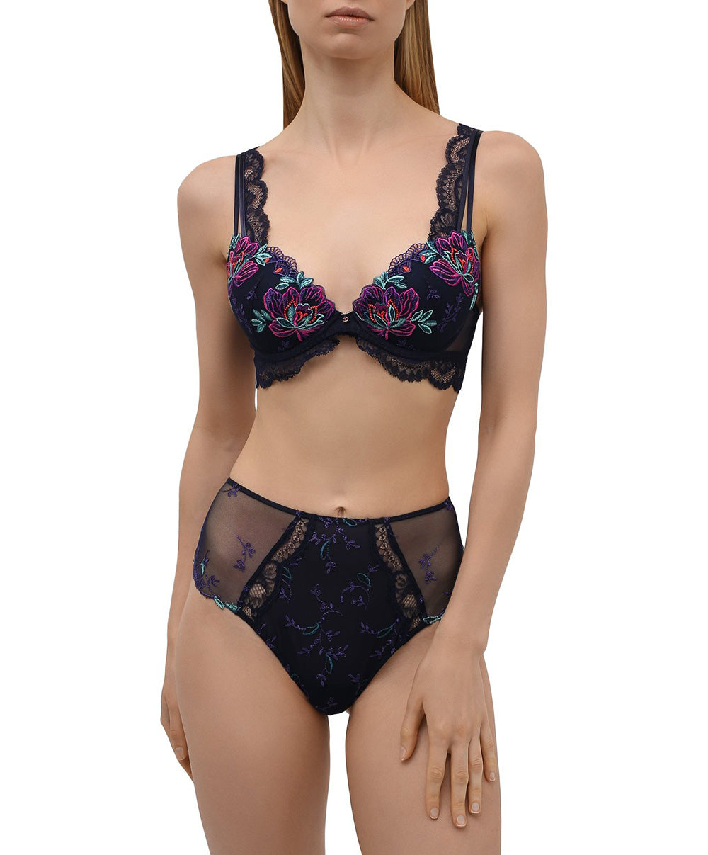 Shorty grande taille Lise Charmel Magie saphir Eclosion bleu BCH0411-ES