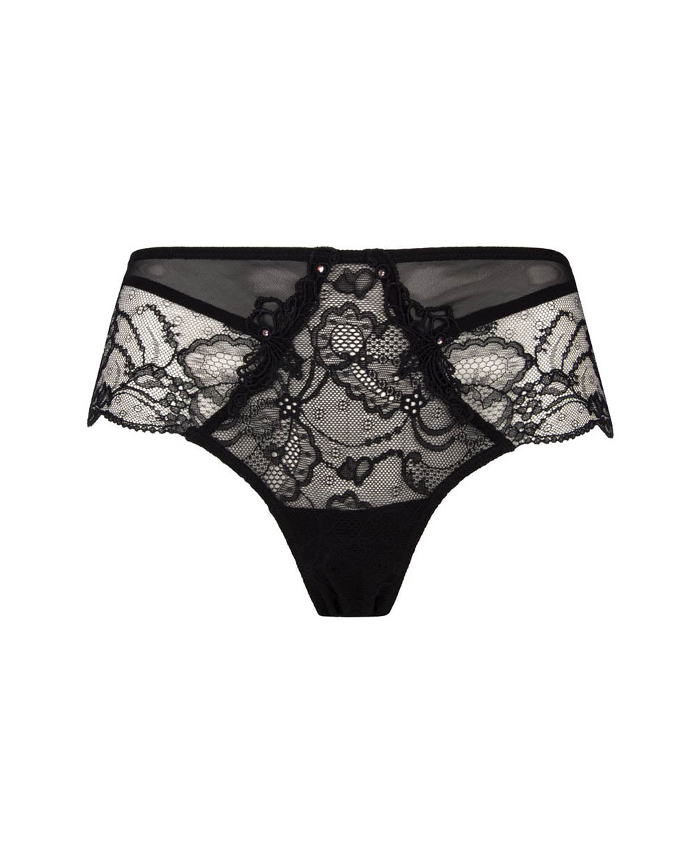 Shorty sexy Lise Charmel Soir de Venise noir ACA1403-ND