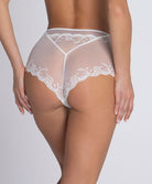 Shorty sexy en soie Lise Charmel Splendeur soie écru nacre ACC1480-EN
