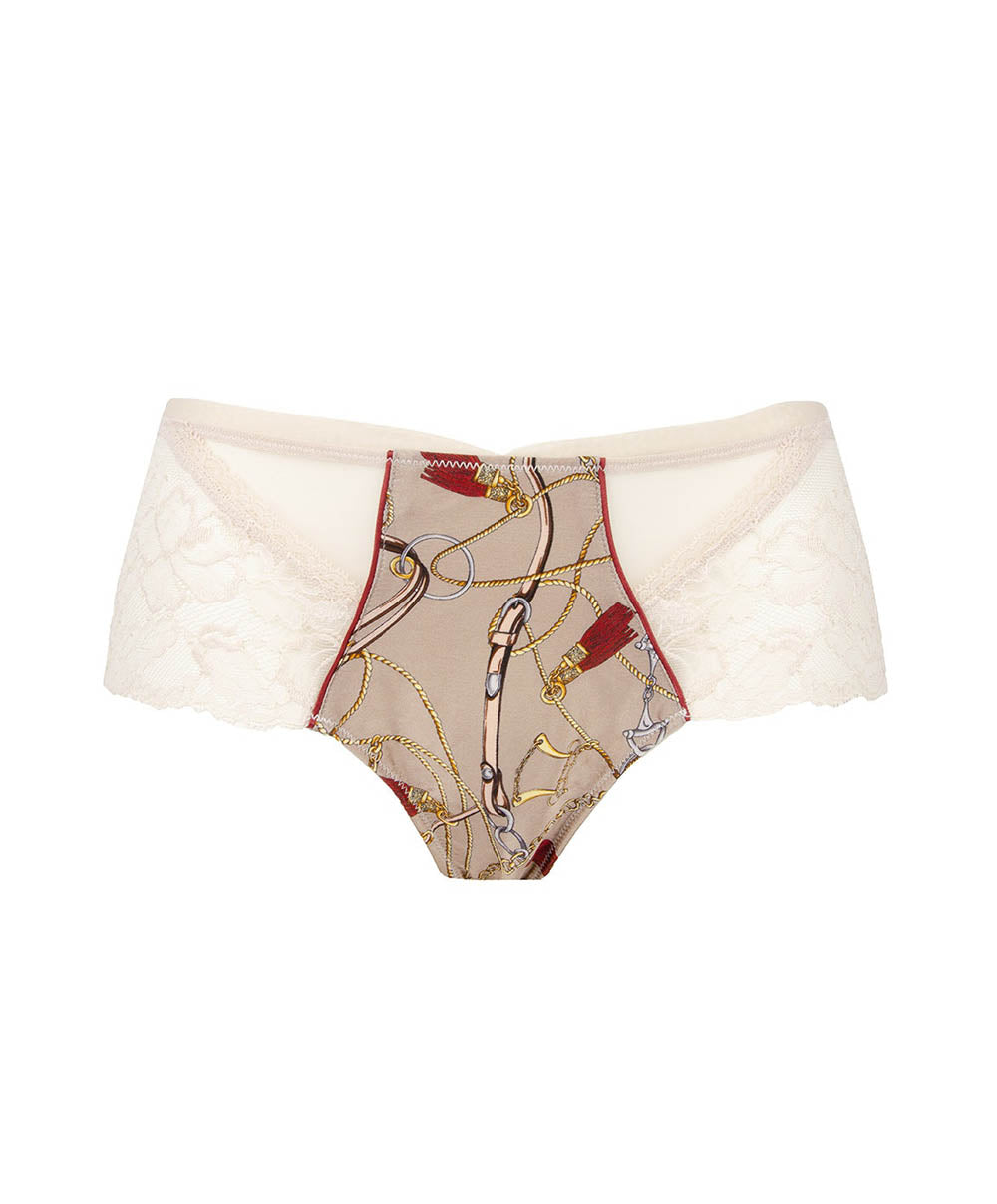 Shorty en soie Lise Charmel Séduction cavalière Ambre ACH0409-AC