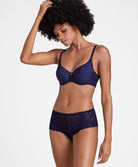 Shorty taille basse "St-"Tropez Rosessence nocturne Aubade HK70-6-NOTU