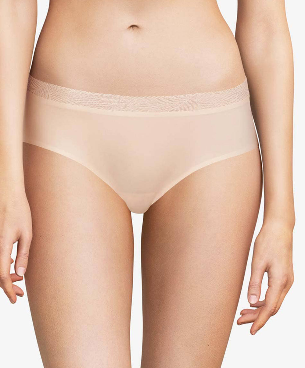 Shorty taille dentelle Chantelle Softstretch beige doré C11G40-01N 1