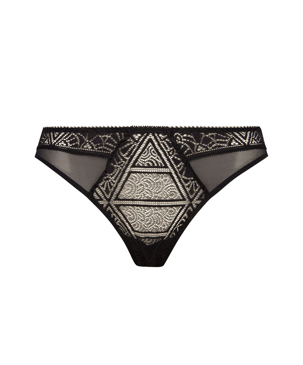 Slip Antigel de Lise Charmel Deco Folies noir ECH0147-NO