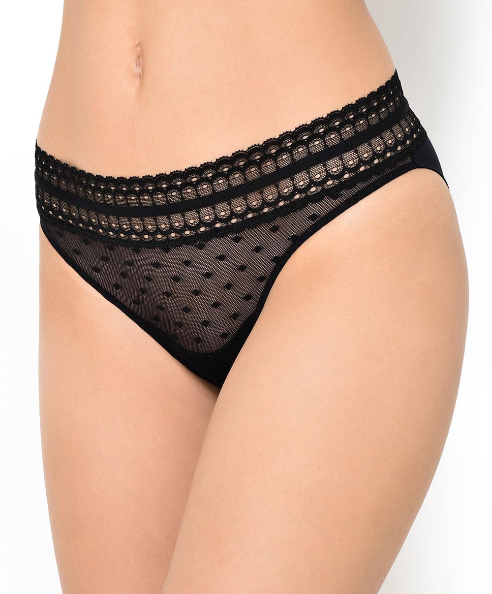 Slip Antigel de Lise Charmel Intermède Sexy noir ECG0182-NO