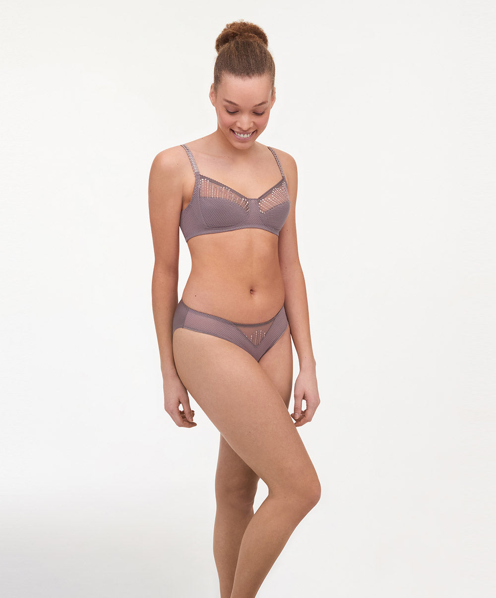 Slip Chantelle Luminesce terre d'ombre sauvage C19K30-0C1
