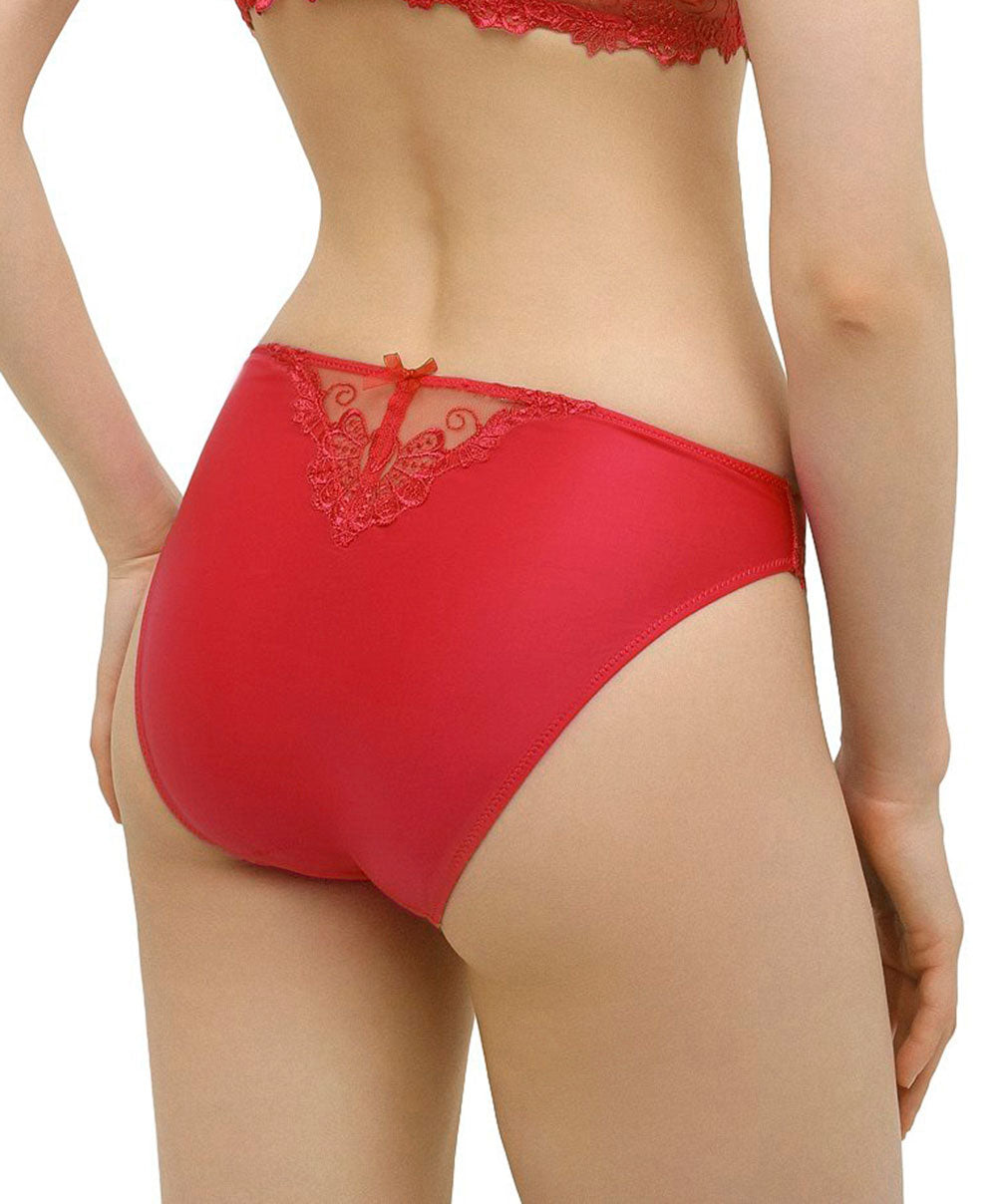 Slip "Fantaisie" Lise Charmel Dressing Floral rouge ACC0288-DS