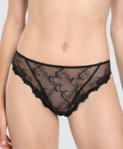 Slip "Fantaisie" Lise Charmel Dressing Floral noir ACC0288-NO