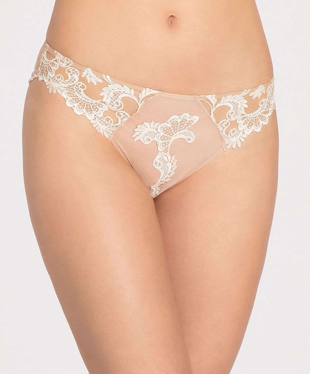 Slip "Séduction" Lise Charmel Dressing Floral ambre nacre ACC0788-AN