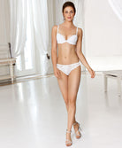 Slip "Séduction" Lise Charmel Dressing Floral blanc ACC0788-BL