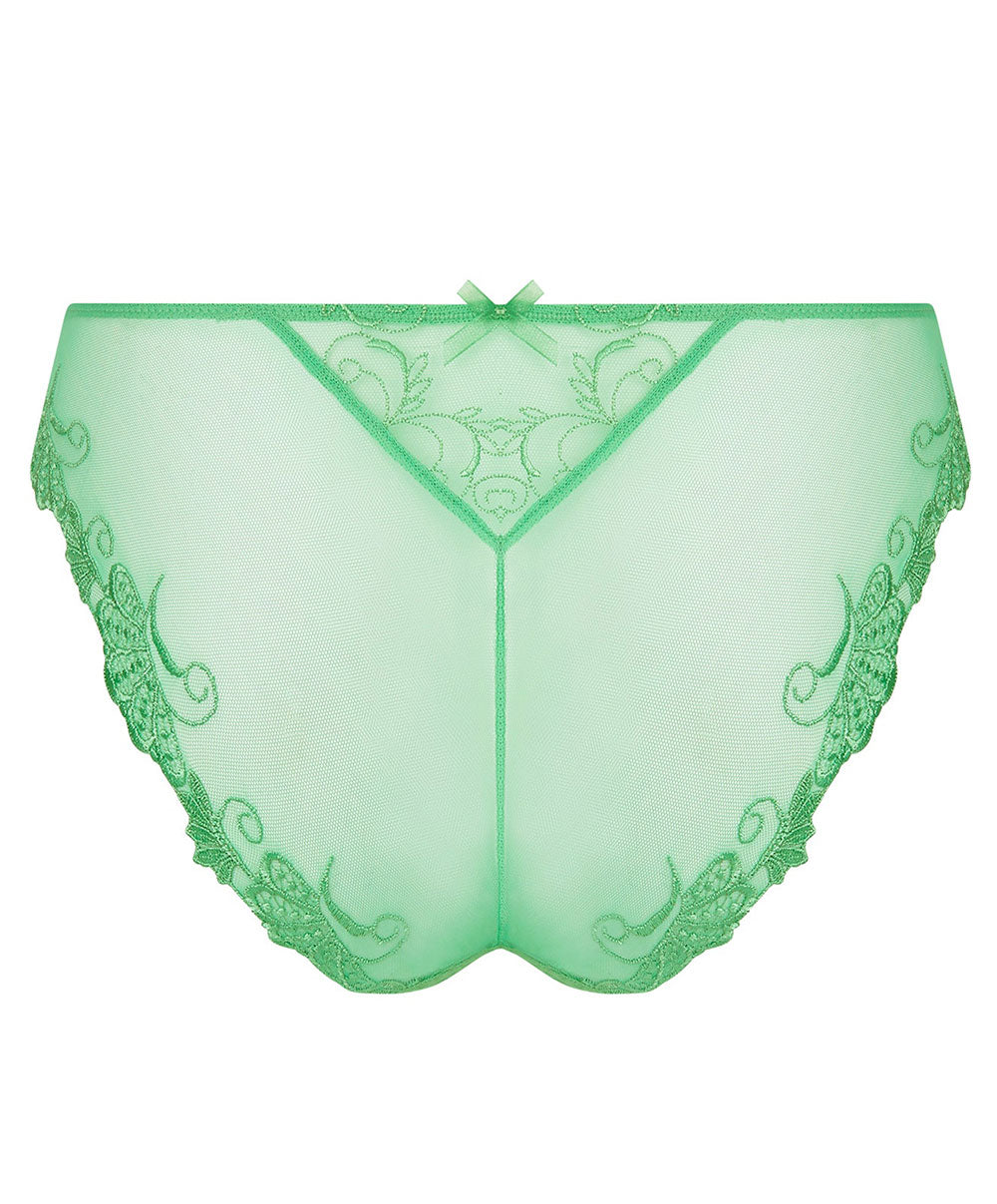 Slip "Séduction" Lise Charmel Dressing Floral émeraude ACC0788-DE